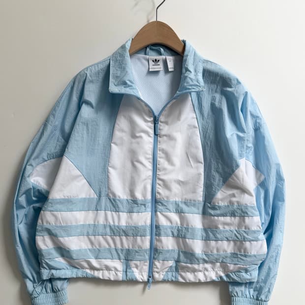 Adidas 아디다스 빅파이어버드 베이비블루컬러 바람막이 자켓