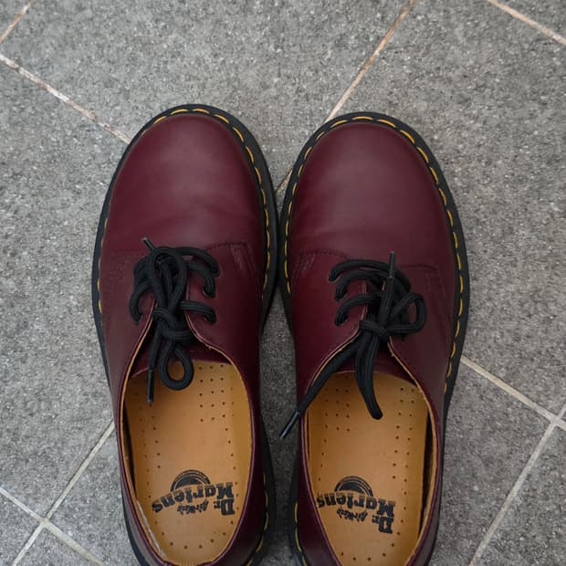 UK3 220 닥터마틴 3홀 1461 스무스 체리레드