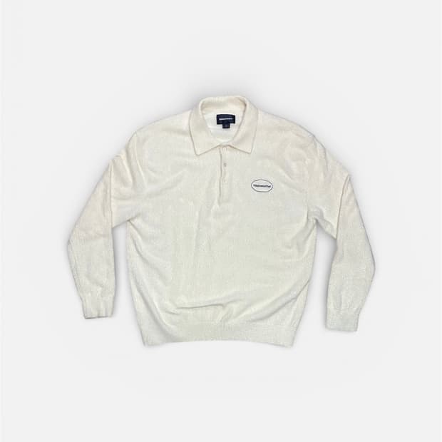 [새상품] 디스이즈네버댓 카라 아노락 아이보리 니트 (L~XL)