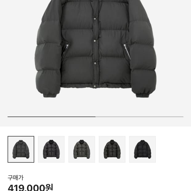 폴리테루 다운 푸퍼 그레이 4