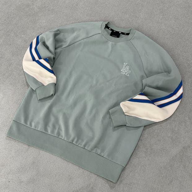 MLB LA 다저스 맨투맨 티셔츠 민트 m