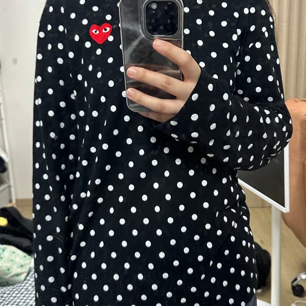 꼼데가르송 도트 롱슬리브