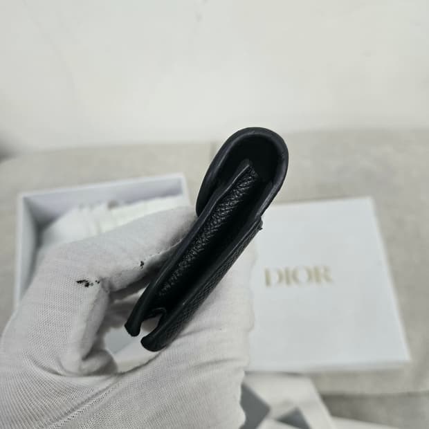 [보증서 정품] 디올 새들 반지갑