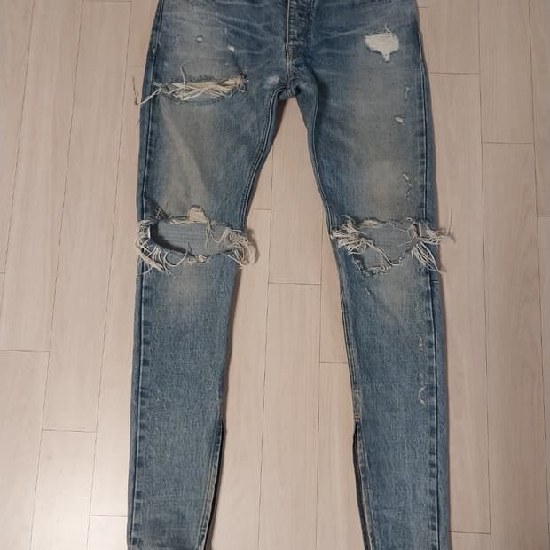 피어오브갓 4th 디스트로이드 데님 청바지