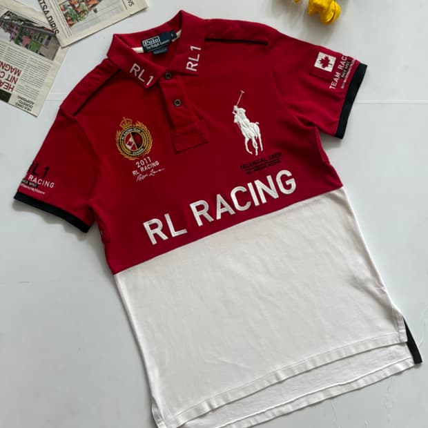 Polo 폴로랄프로렌 치프키프 캐나다 RL 레이싱 카라티