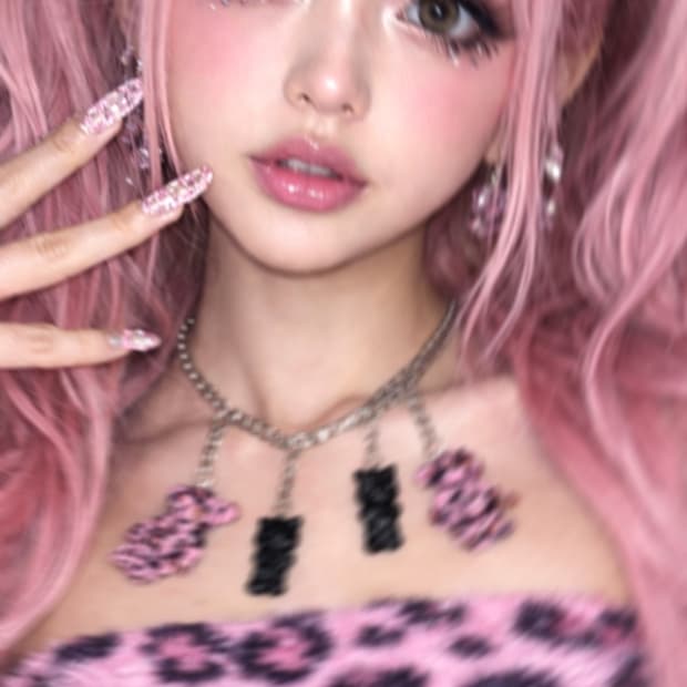 LEOPARD TEDDY CHAIN🪽💓 갸루언니템 / Y2K 키치