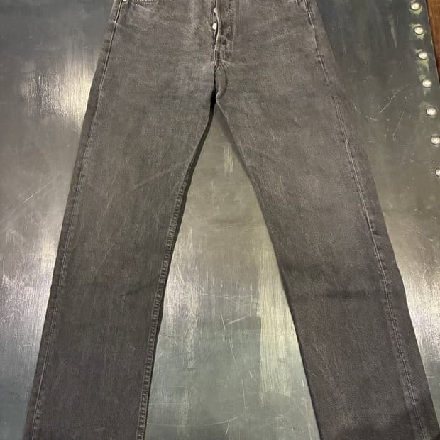 30) 리바이스 501 흑청 데님 made  in USA