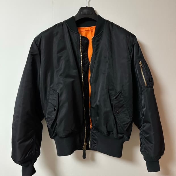 [L] 알파인더스트리 ma-1 블랙