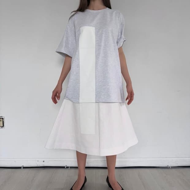 Ne- Sleeve T-Shirts 멜란지