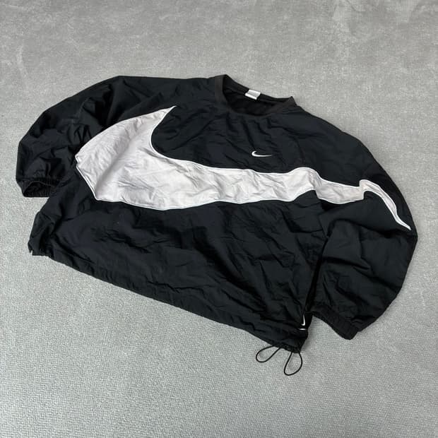 나이키 빅스우시 블랙 바람막이 L