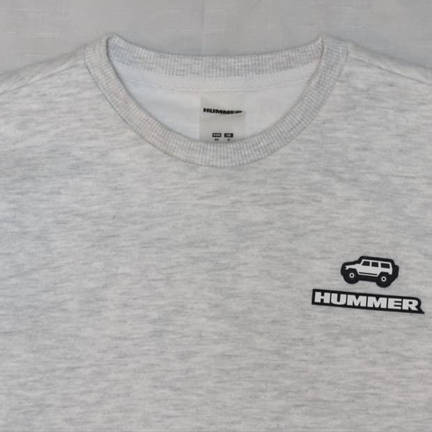 HUMMER 험머 맨투맨 티셔츠 회색 90