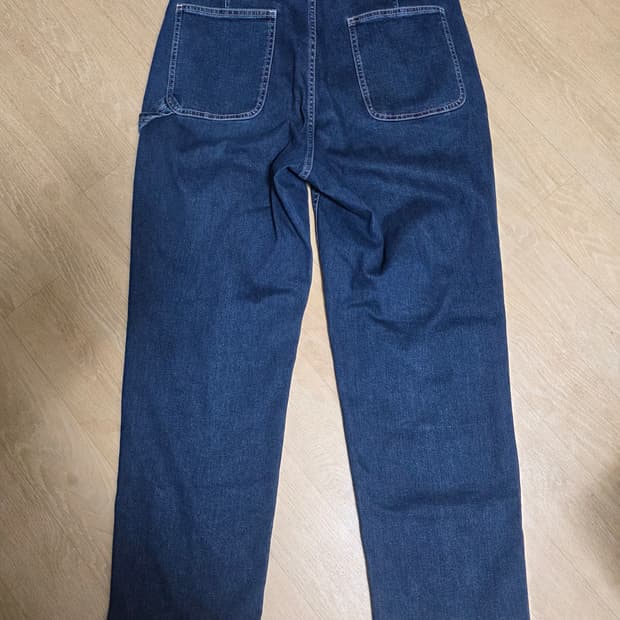 유니클로 와이드핏 워크 데님 팬츠 M