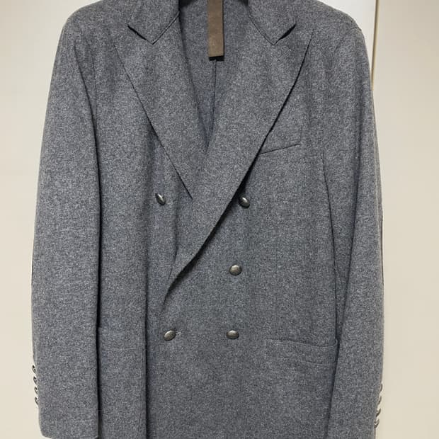 Eleventy 남성 더블 브레스티드 블레이져 48