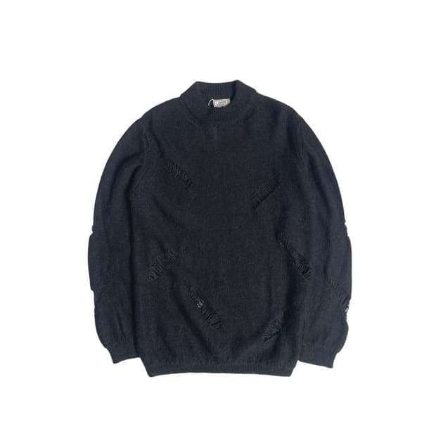 Gianni versace 알파카 100 데미지 니트(italy)  