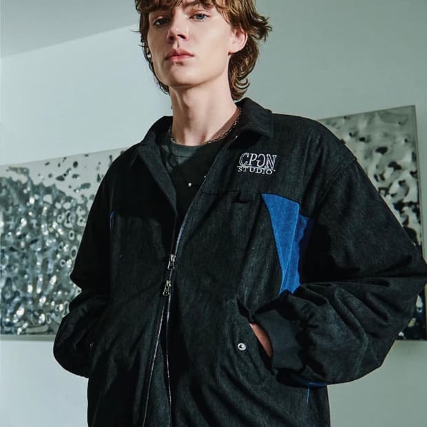 꼼파뇨 바시티 패딩 자켓 L사이드