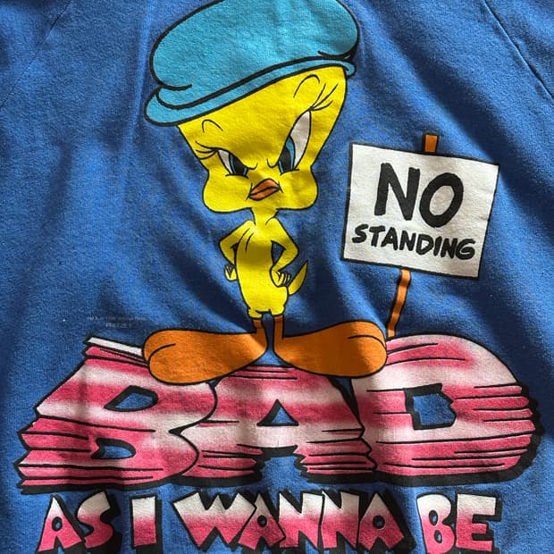 90s 루니툰즈 ‘BAD AS I WANNA BE' - 3XL