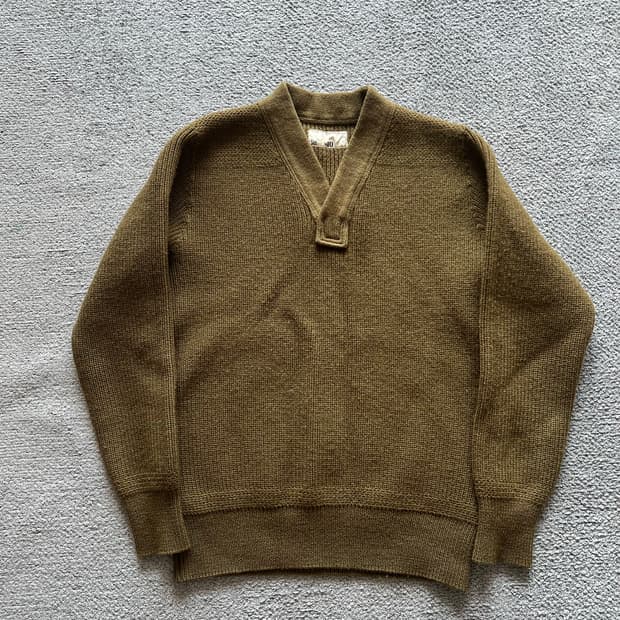 텐더로인 40s U.S.A.A.F A-1 밀리터리 니트 스웨트