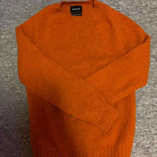 하울린 쉐기독 니트 탠저린 (tangerine) M 사이즈