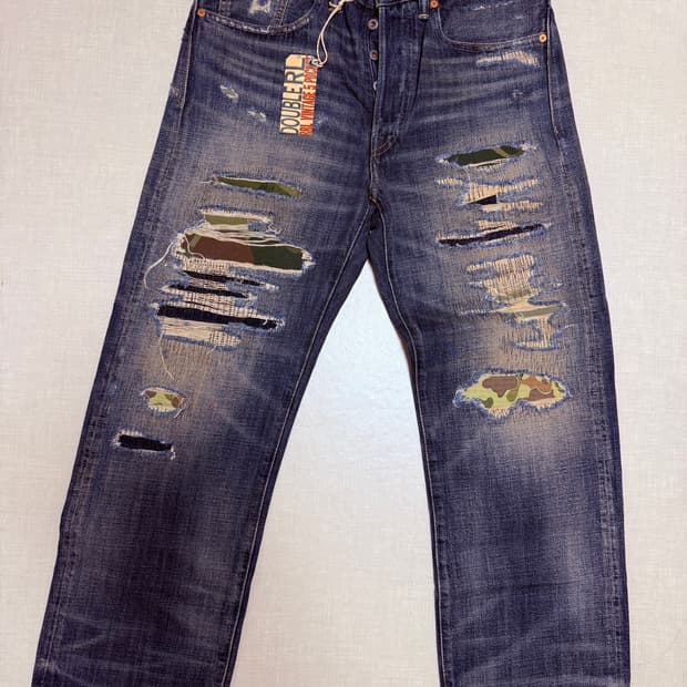 RRL 빈티지 파이브 포켓 에이버리 진