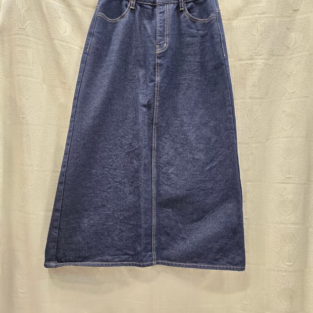 쓰리쿼터 Three Quarter 데님 롱 스커트 26~27