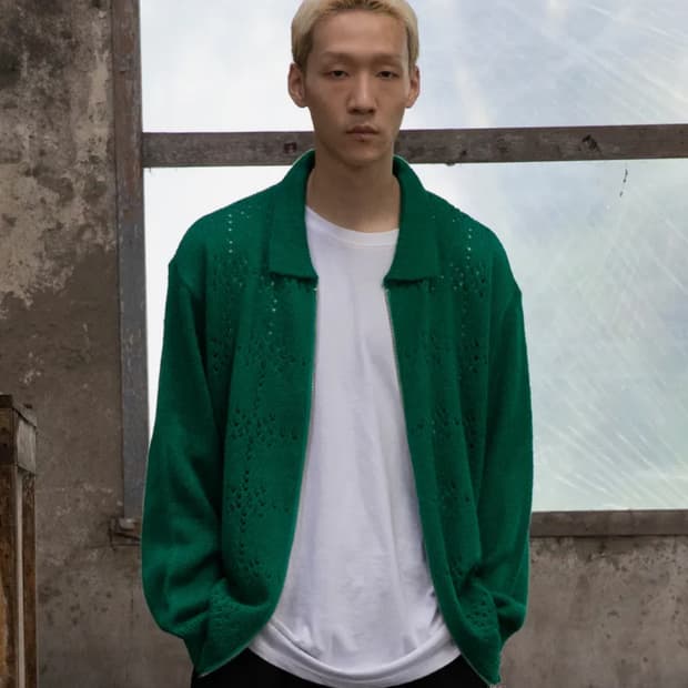 엑스톤즈) XTK020 펀칭 니트 집업