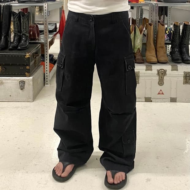 90's 291295=HOMME 3d cargo stud pants