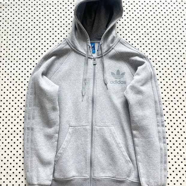 아디다스 오리지널스 파이어버드 후드집업 그레이