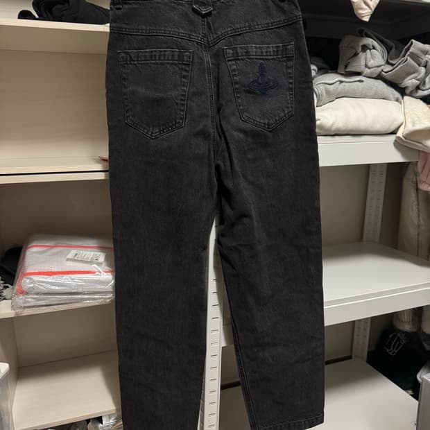 비비안웨스트우드 앵글로매니아 흑청데님 청바지 38사이즈