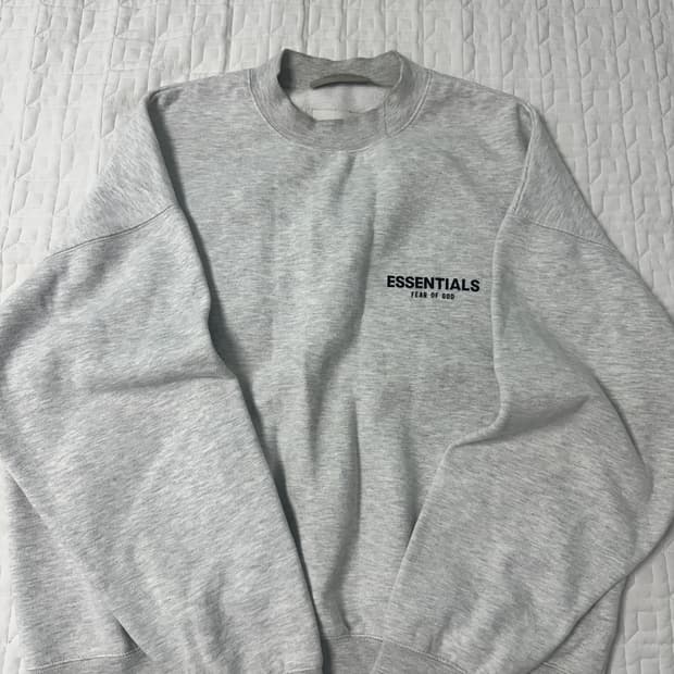 에센셜 크루맨투맨 라이트 오트밀