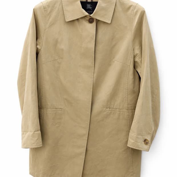 일본 라이선스 버버리 하프 코트 베이지 13