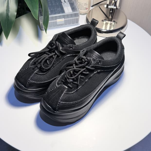 트리밍 버드 플랫폼 레더 스니커즈 250