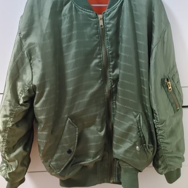 스투시 리버시블 ma1