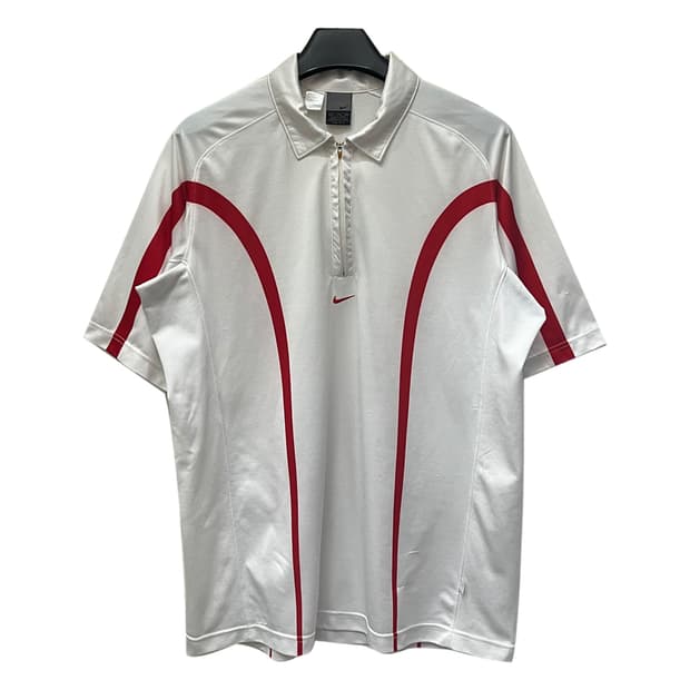 00s 나이키 하프집업 트레이닝 카라 반팔티 2XL