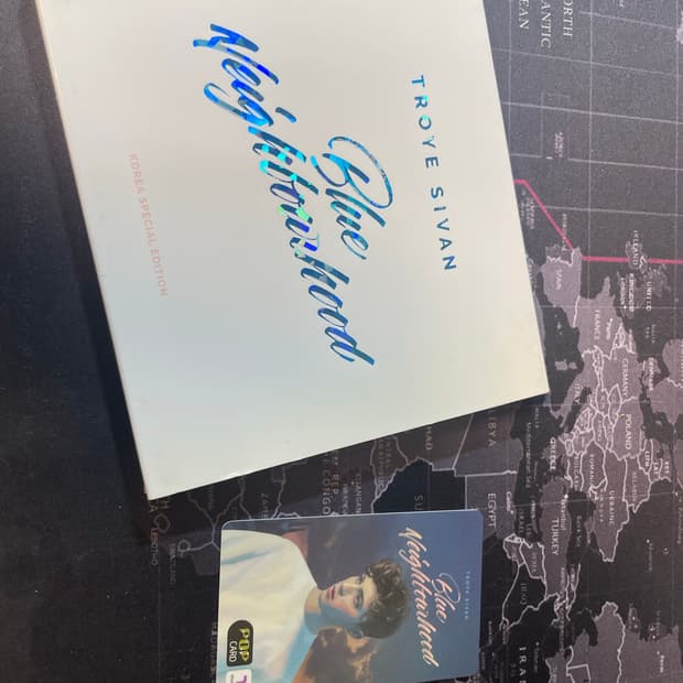 트로이시반 Blue Neighbourhood 앨범+한정판 교통카드 굿즈