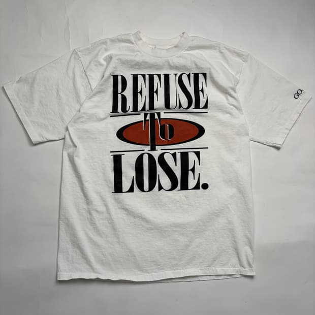 90s Refuse To Lose Tee (white)