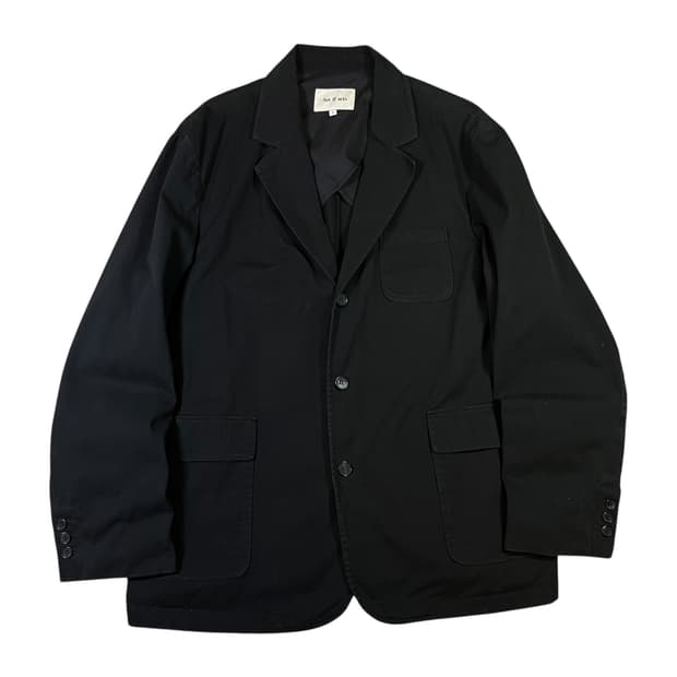 아트 이프 액츠 워시드 코튼 블레이저 자켓
