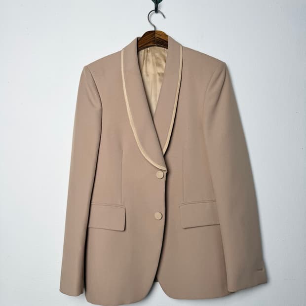 00s 미우미우 UOMO 새틴 트림 턱시도 자켓