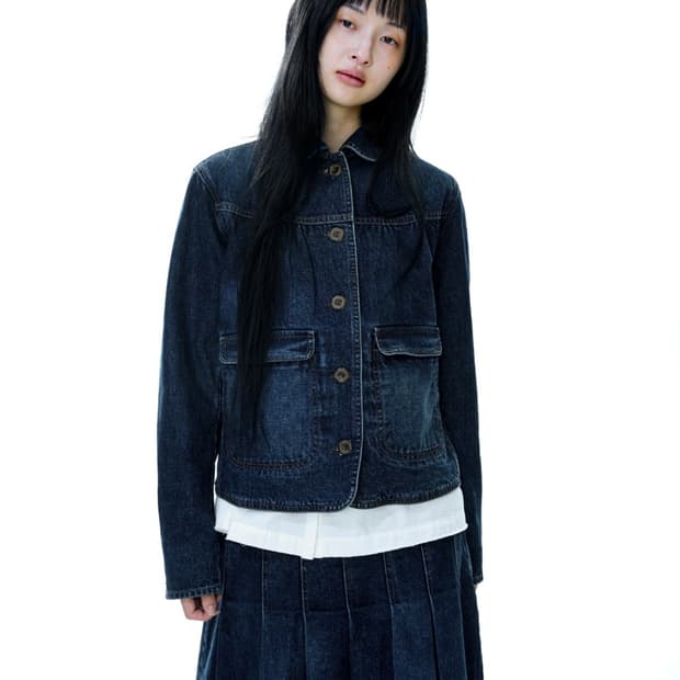 DEEP DENIM JACKET NAVY