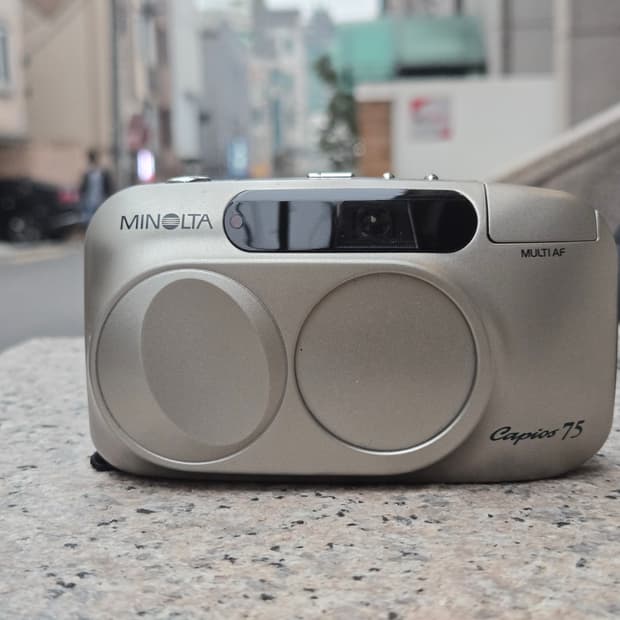 미놀타 카피오스75 필름카메라(NCT재민필카)