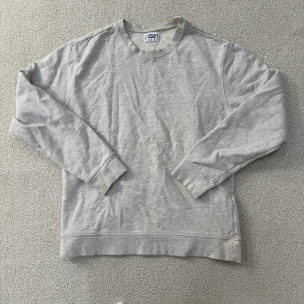 [L] 무신사 스탠다드 멜란지 마스터 맨투맨 0107T1