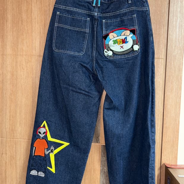 엑스톤즈 생지팬츠