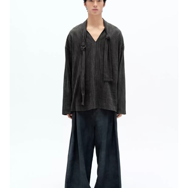 [M] Fanglu Lin x ZARA 링클 린넨 셔츠
