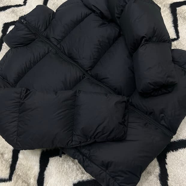 [L]탑텐 리얼라이트 숏 패딩/블랙