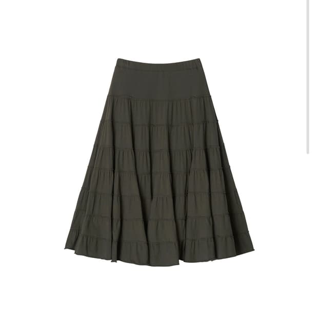 콜로신스 CATERPIL SKIRT KHAKI
