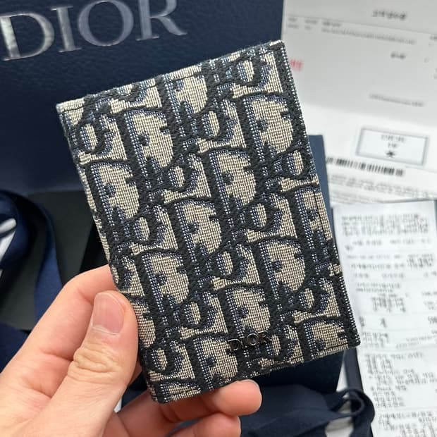 [새상품급]디올 오블리크 오거나이저 카드지갑