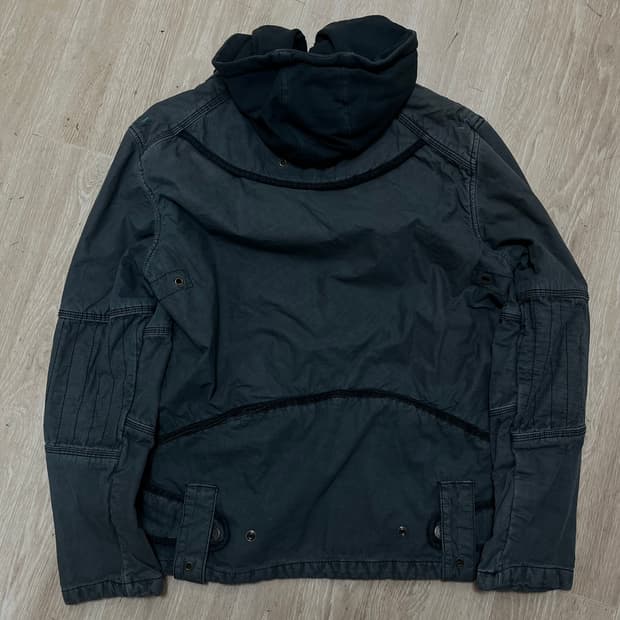 빈티지 포켓 야상 후드자켓 M(95)