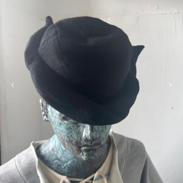 moseori WIRE FORM HAT (BK) M