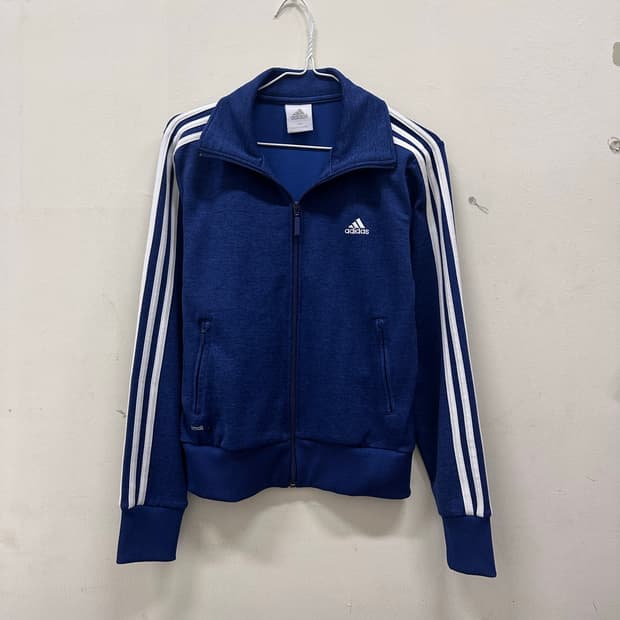 아디다스 블루 트랙탑 져지