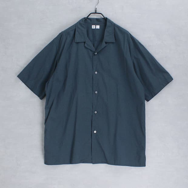 U x LEMAIRE _ open collar shirt