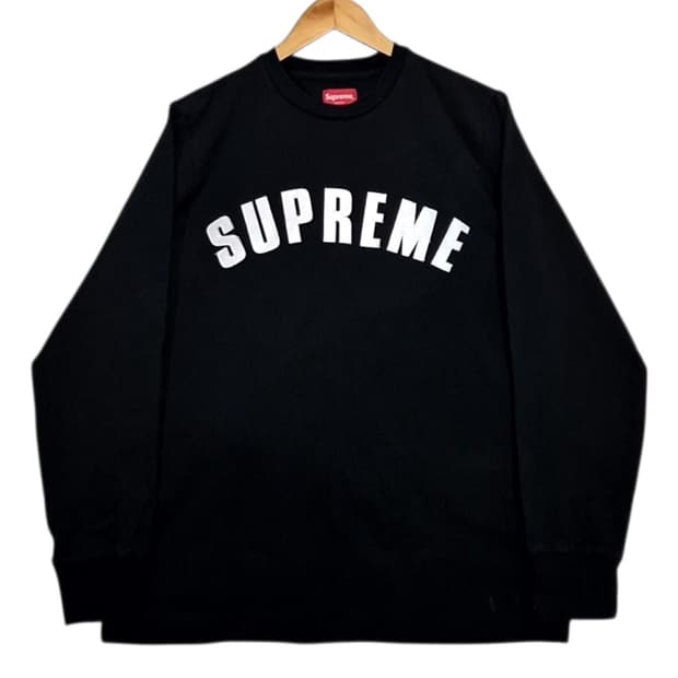 슈프림 아치로고 롱슬리브